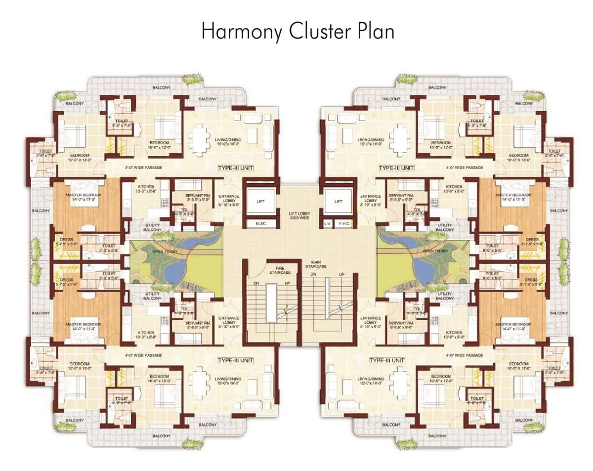 Karmic Greens - Harmony Cluster Plan