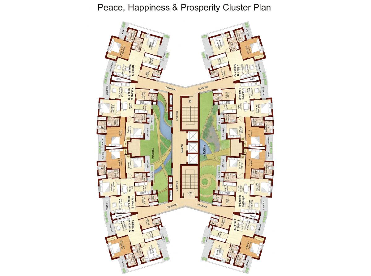 Karmic Greens 2BHK Floor Plan