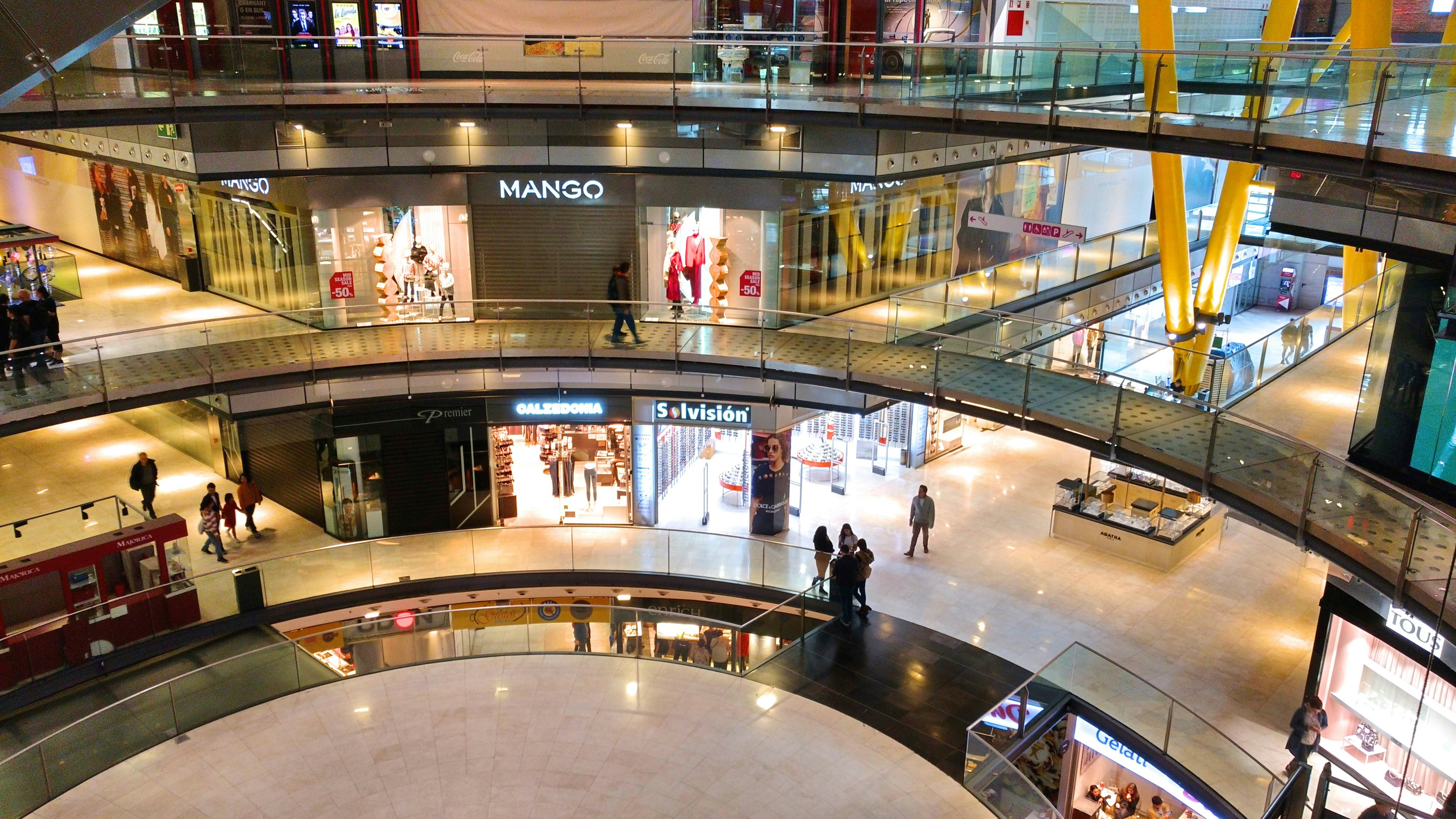 shopping centers